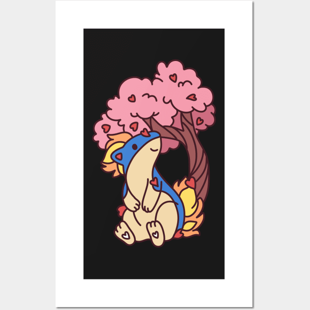 Love Tree Pokémon Wall Art by VinylPatch